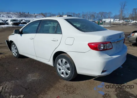 2013 Toyota Corolla Le z USA, uszkodzony, nr VIN 2T1BU4EE6DC073264